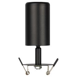 Встраиваемый светильник алюминиевый ЭРА KL106 BK MR16 GU10 черный матовый