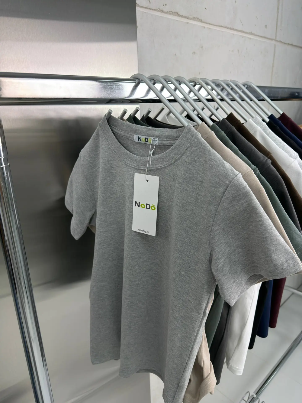 Футболка женская арт. 821 цвет "тёмный меланж"