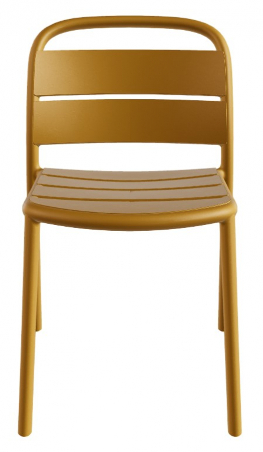 Стул пластиковый Papatya Balat-S, темно-желтый