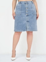 Юбка джинсовая миди