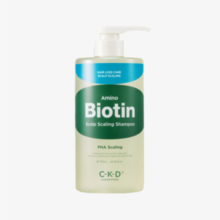 CKD Шампунь очищающий с биотином Amino biotin scalp scaling shampoo (750мл)