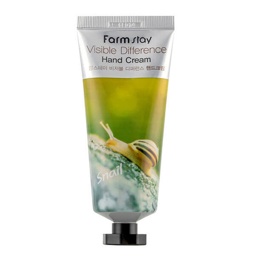 Крем для рук с экстрактом улитки FarmStay Visible Difference Snail Hand Cream, 100г