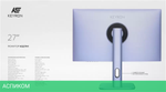 Монитор KEYRON KQ27H1 фиолетовый