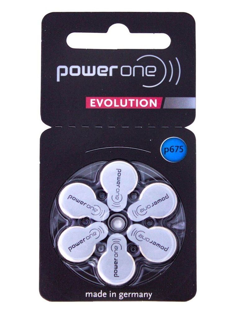 Набор батареек Power one Evolution тип 675