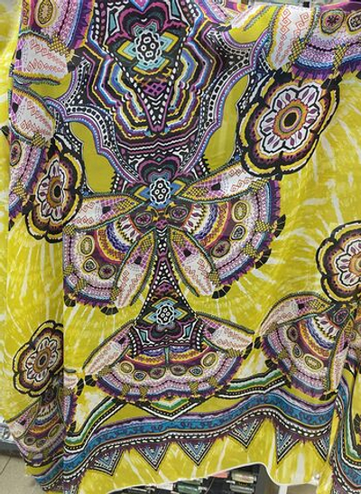 Ткань натуральный шелк 100% (Италия) ш-135см цена за 1 купон (1,3м)