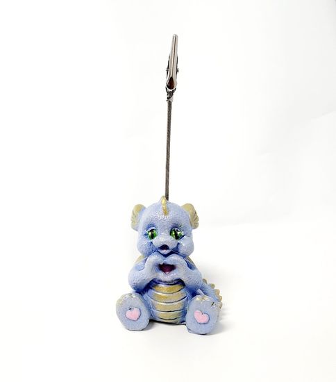 Держатель "Дракон с сердечком", сиреневый