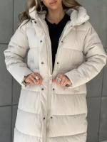 Куртка зимняя длинная с капюшоном