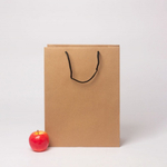 Пакет 30x40x13, коричневый, натуральный крафт