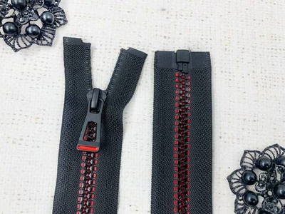 Молния трактор Т5, L 80 см, чёрный с красным