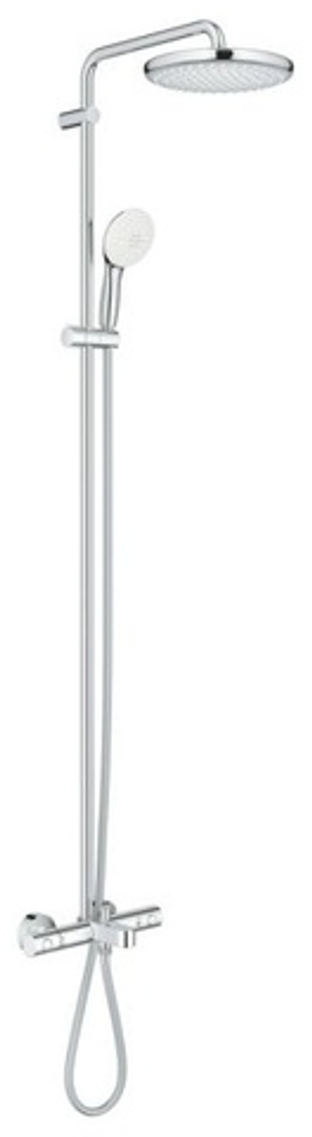 Душевая система GROHE Tempesta System 250 с термостатом для ванны, настенный монтаж, хром (26672001)