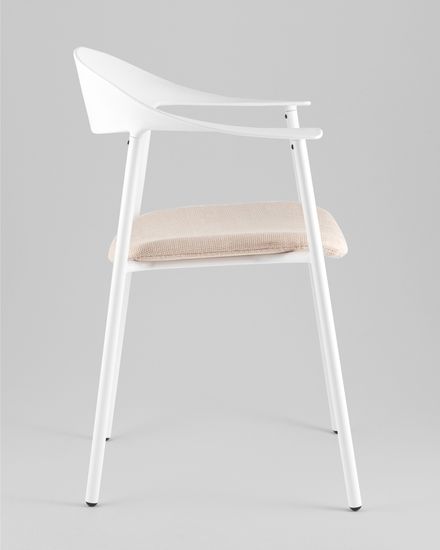 Стул Form с подушкой пластик белый