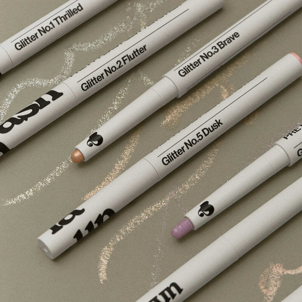 UNLEASHIA Pretty Easy Glitter Stick - Веганские тени для век в карандаше