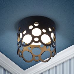 Встраиваемый светильник под лампу GX53 ЭРА DK115 SBK черный матовый