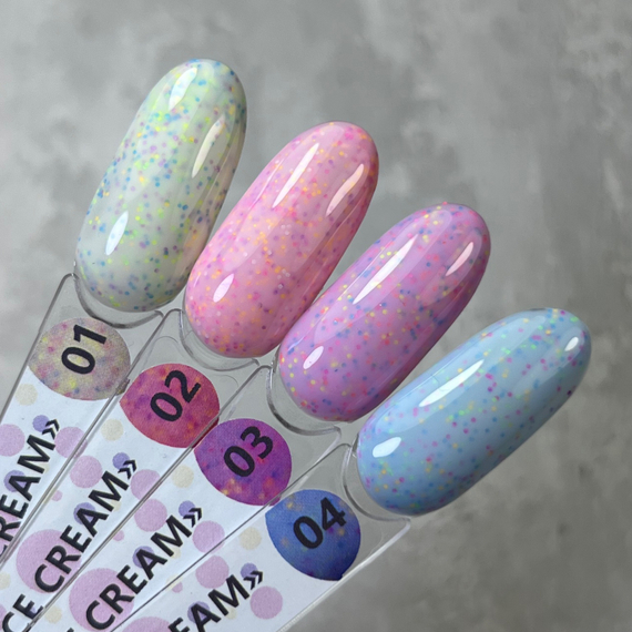 Гель-лак ТМ &quot;HIT gel&quot; №04 Ice cream, 9 мл