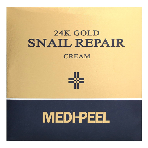 Medi-Peel, 24K Gold Snail Repair Cream, восстанавливающий крем с улиткой, 50 г (1,76 унции)