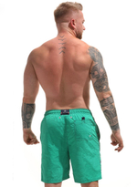 Мужские шорты для пляжного отдыха (Размер: M) (Цвет: зеленый)