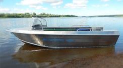 Алюминиевая моторно-гребная лодка Вятка Профи 40