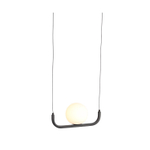 SL1581.403.01 Светильник подвесной ST-Luce Черный/Белый LED 1*8W 3200K