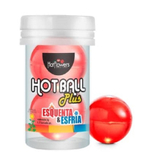 Лубрикант на масляной основе в виде двух шариков с охлаждающе-разогревающим эффектом