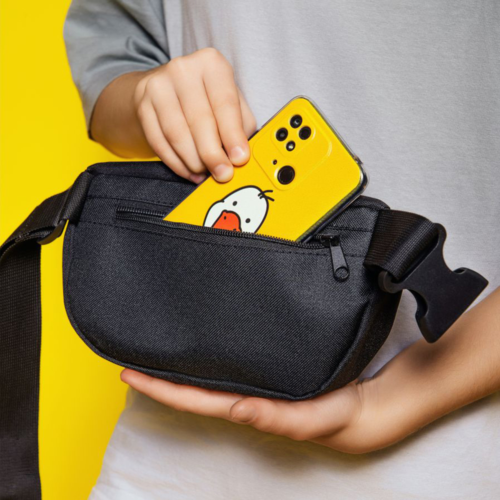 Поясная сумка с держателем для карт. Без принта