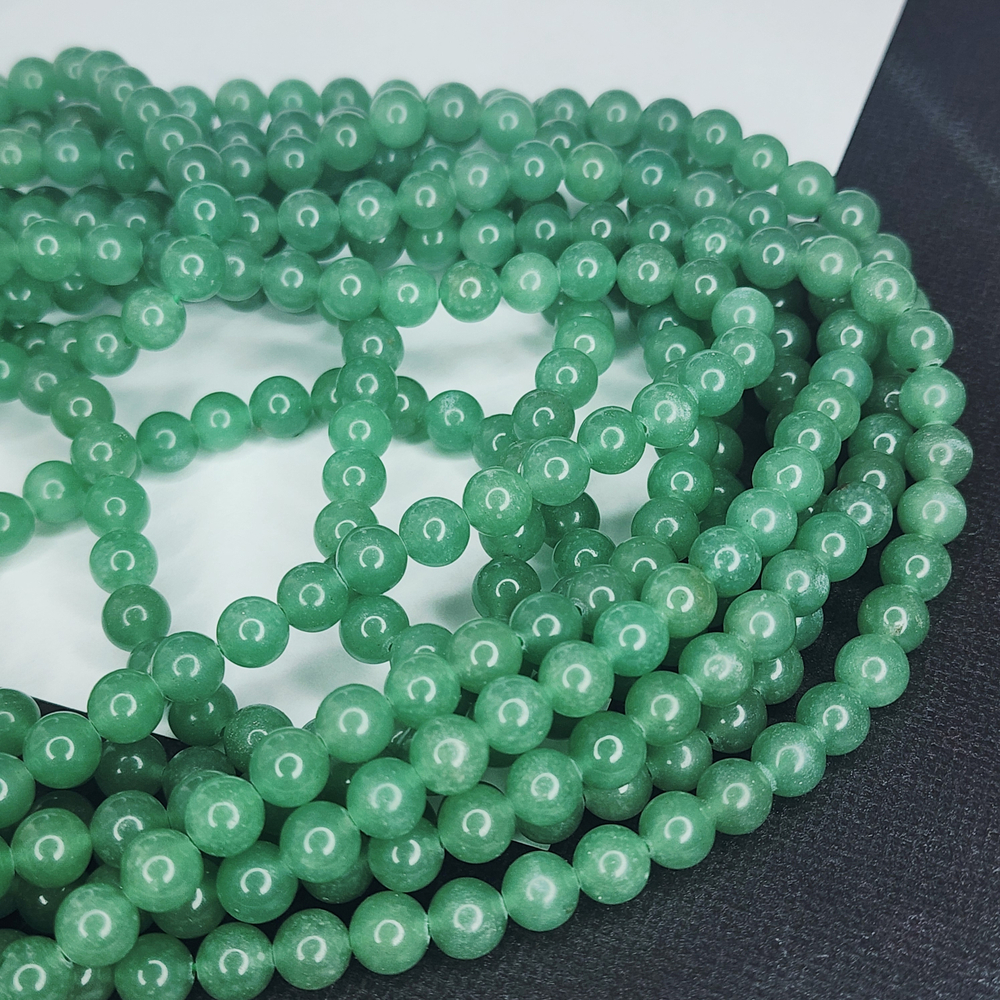 Авантюрин природный, гладкий шар, р-р 8мм