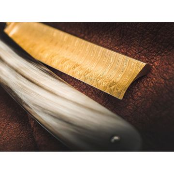 Опасная бритва Boker 140524DAM Gold Damast Horn 5/8