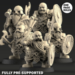 Grand Alliance Order Fyreslayers Vulkite Berzerkers 1 шт. миниатюра для dnd, днд, pathfinder, фентези, Настольная игра, НРИ, Варгейм, РПГ