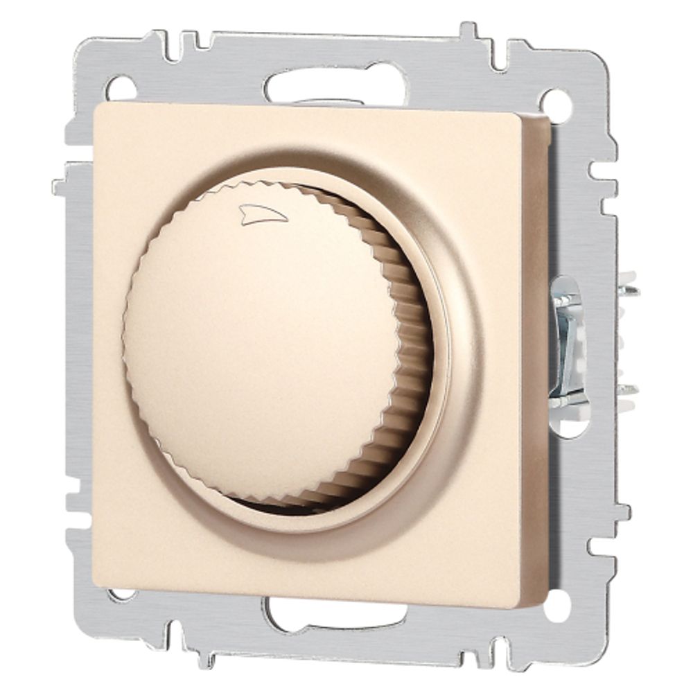 Светорегулятор Intro Accent 6-401-04 поворотный, 600Вт 230В, IP20, СУ, шампань | Intro