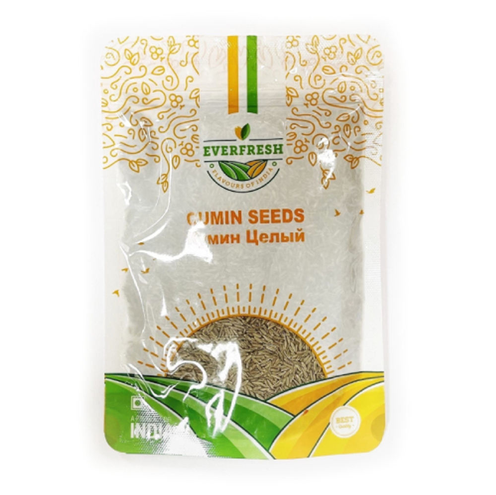 CUMIN SEEDS / КУМИН целый семена, (Everfresh), 100 г.
