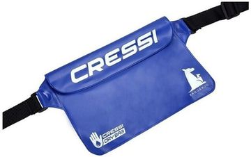 Сумка поясная Cressi герметичная Kangaroo Dry Pouch синяя