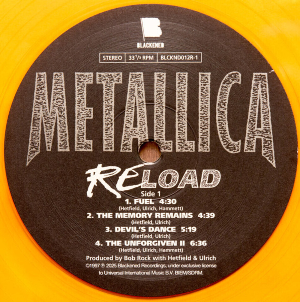 Metallica / Reload (Limited Edition)(Coloured Vinyl)(2LP)