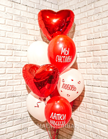 Набор шаров "Мы счастливы"