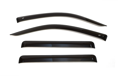 Дефлекторы боковых окон Cobra Tuning на Fiat Doblo Cargo 5 дв./Doblo Panorama 5 дв. 2009 широкие арт.FE21009