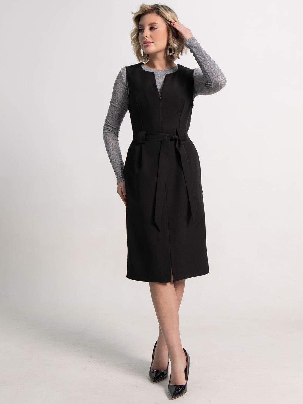 Платье Анфиса (черное) П15230-6М LT Collection