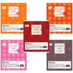 Тетрадь А5, 48 л., BRAUBERG, клетка, обложка картон, ЯРКИЕ ЦВЕТЫ, 403037