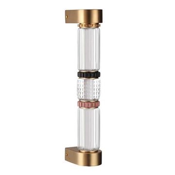 5455/12WL L-VISION ODL_EX26 043 сатин.латунь/терракот/черный Настенный светильник LED 12W 4000K COLLIER