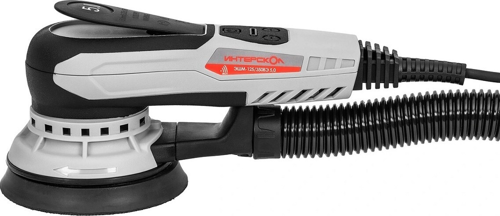 Виброшлифмашина эксцентриковая сетевая ИНТЕРСКОЛ ЭШМ-125/350Э 5,0 798.1.1.70