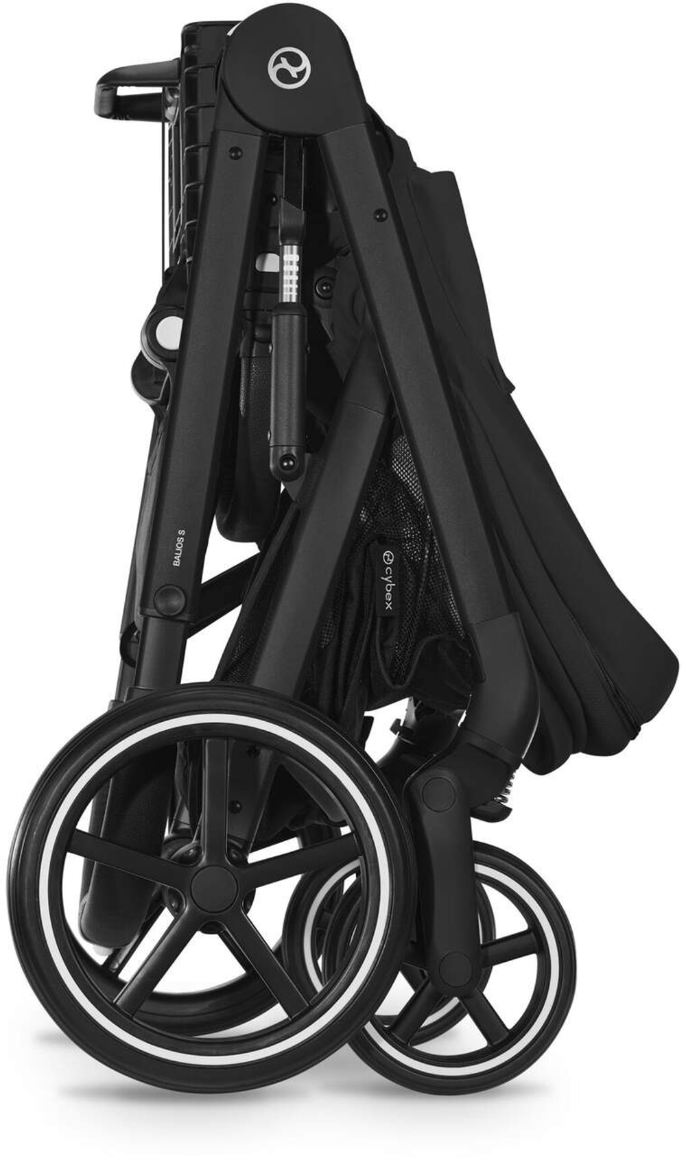 Cybex Детская коляска Balios S Lux BLK 2 в 1 цвет Moon Black