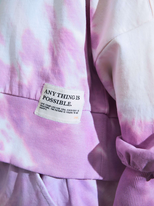 Толстовка для девочки Next AH6-479, Сиреневый, Розовый