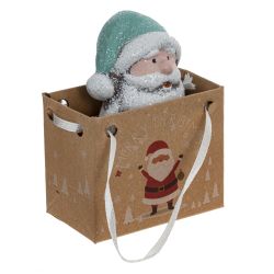 GAEM Фигурка декоративная "Снеговик" / "Дед Мороз" (блок 24шт), L4 W3 H7 см, 4в.