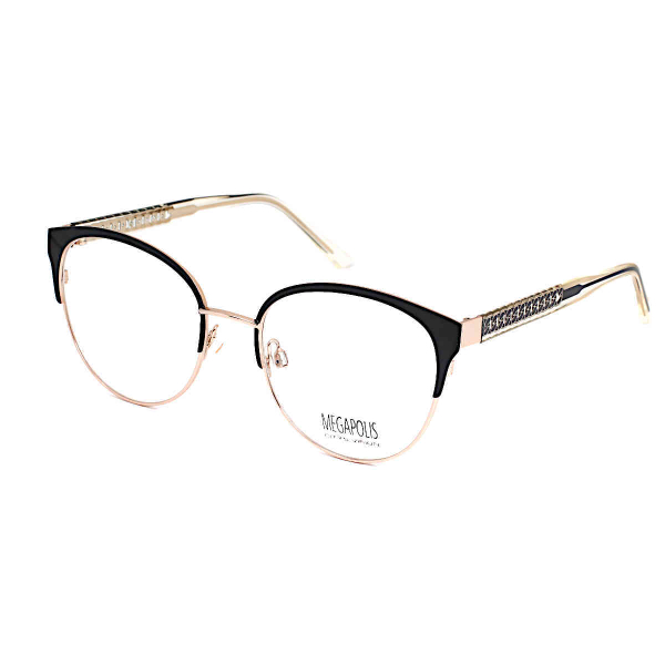 Оправа для очков Megapolis 176 Black с футляром