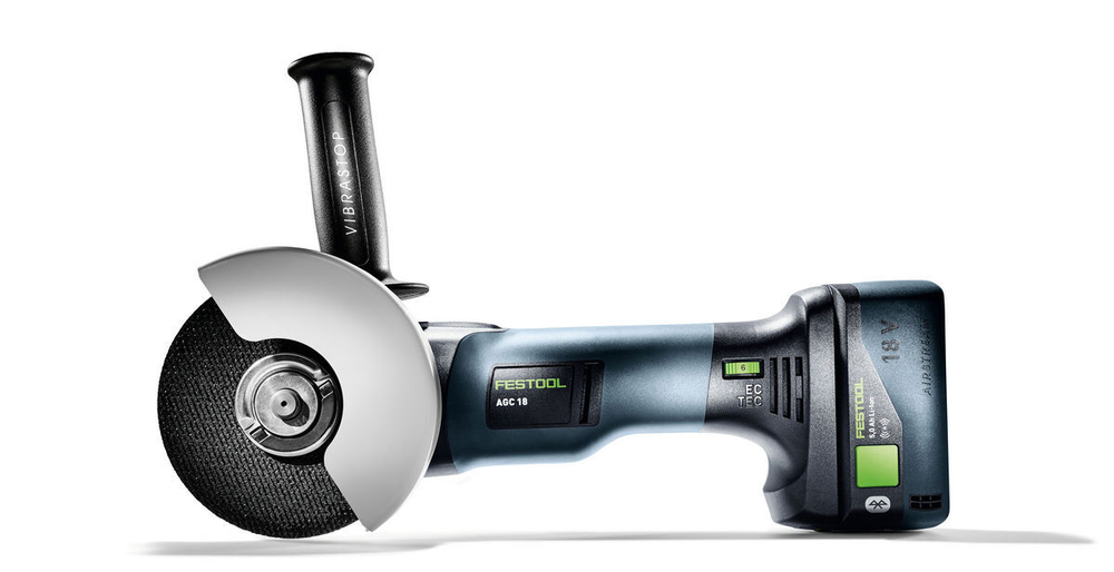Аккумуляторная угловая шлифовальная машина AGC 18-125 5,0 EBI-Plus Festool 577700