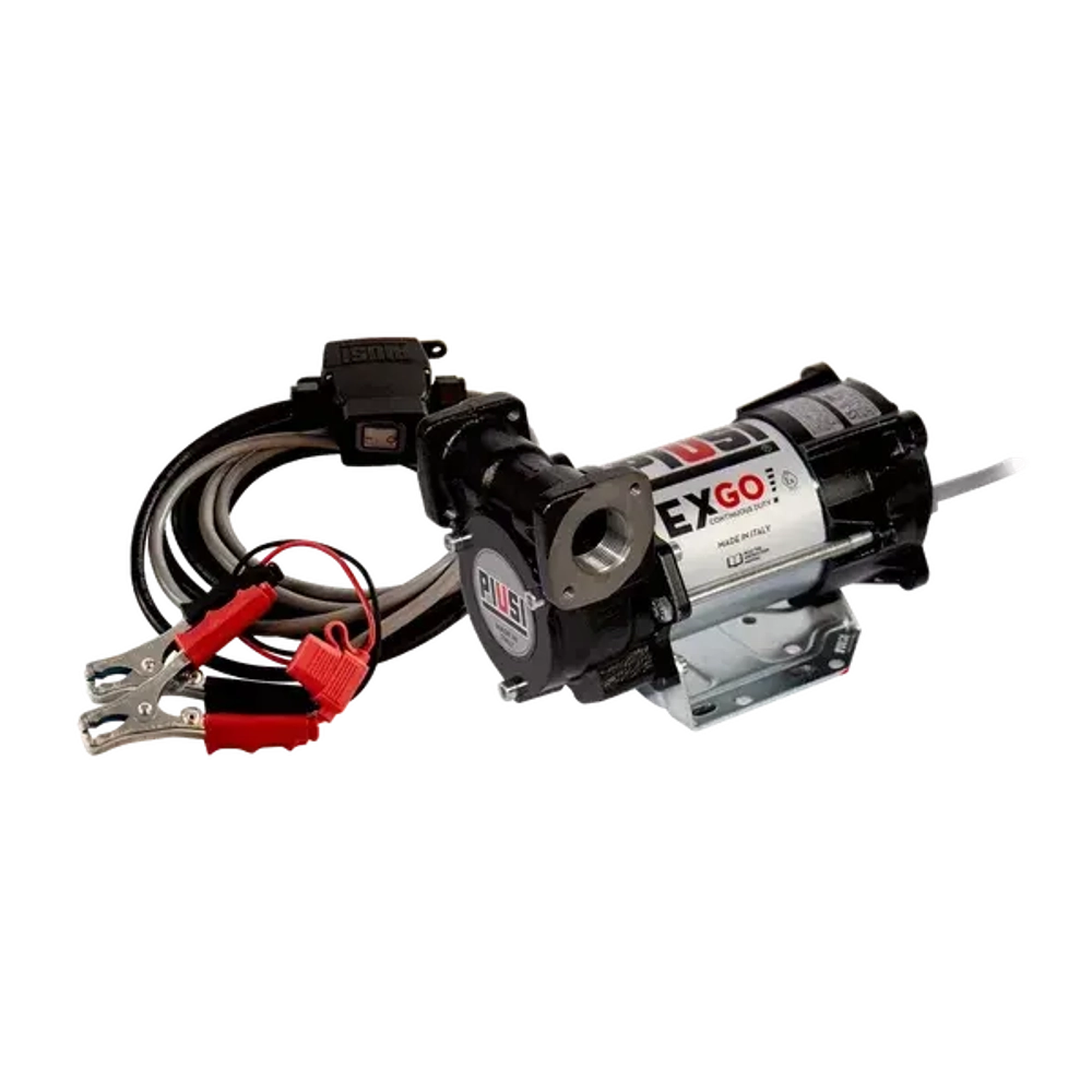 ExGO! ATEX - Электронасос с кабелем с зажимами, для бензина, ДТ и керосина 25 л/мин, 12В