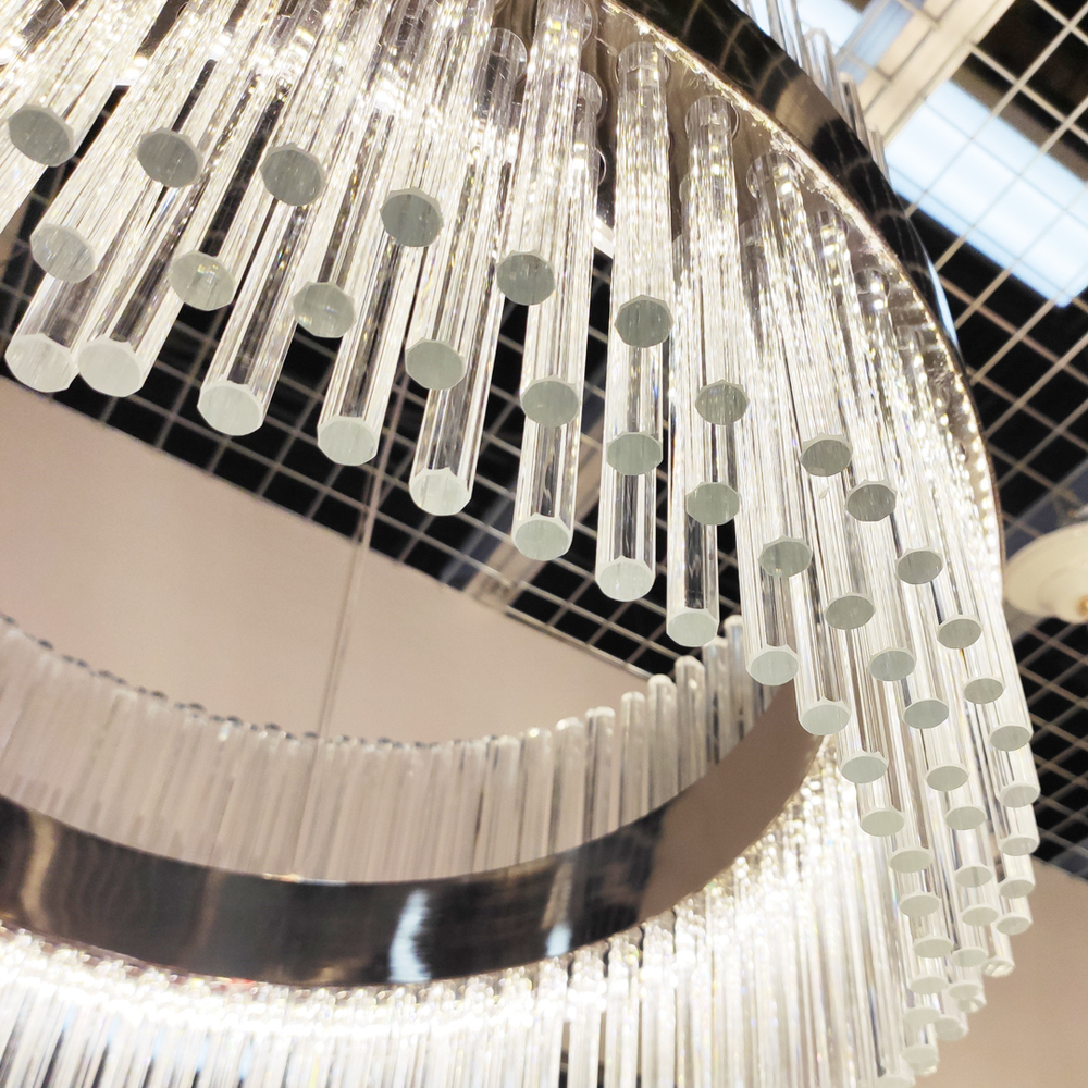 Люстра Cloyd CADANCE-A C1 / Ø55 см - никель (арт.10537)