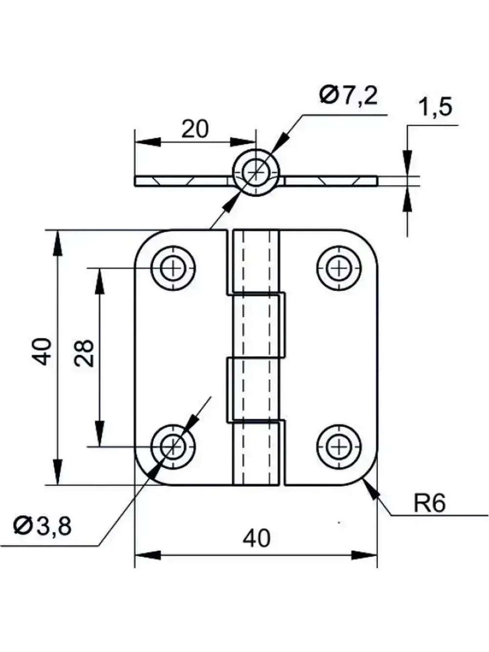 Петли карточные для мягкой мебели