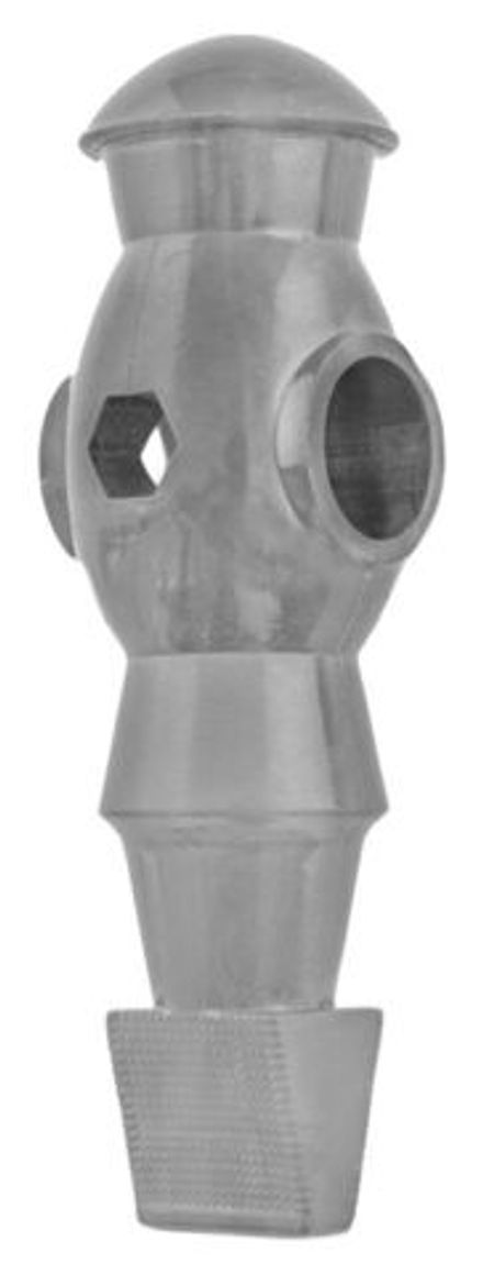 Футболист для настольного футбола на штангу диаметром 15,8 мм (серый)