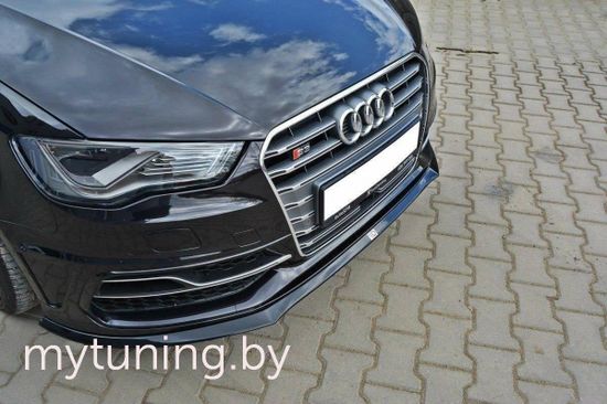 Сплиттер бампера переднего для AUDI A3 8V S-Line / S3 8V Hatchback / Sportback (13-...)