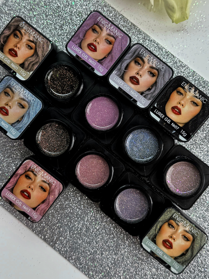 Гель для наращивания ENIGMANIC LUREX GEL 07 15g.