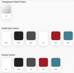 Кресло прозрачное Papatya Flora, белый, прозрачный