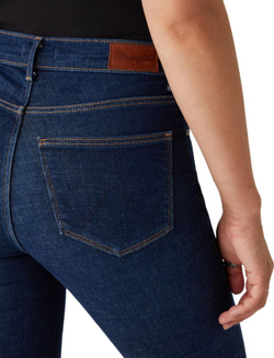 Джинсы Wrangler HIGH RISE SKINNY NIGHT BLUE т.синий